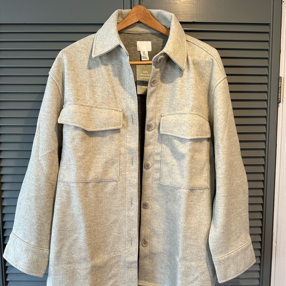 H&M Unisex Shirt Jacket